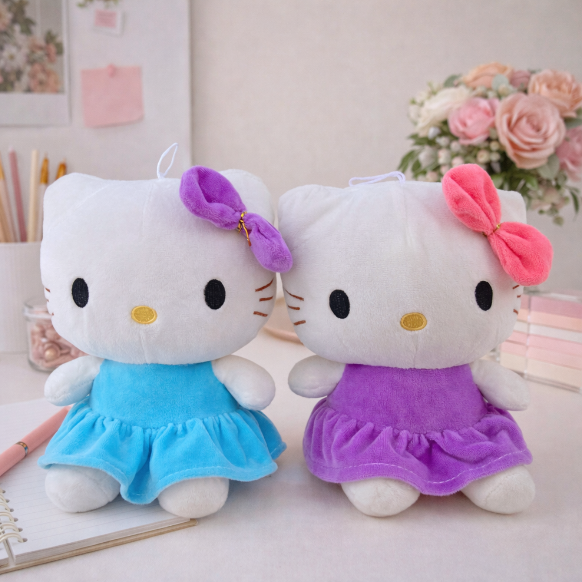 Two Colors of Hello Kitty Soft Toys - Tinyminymo
