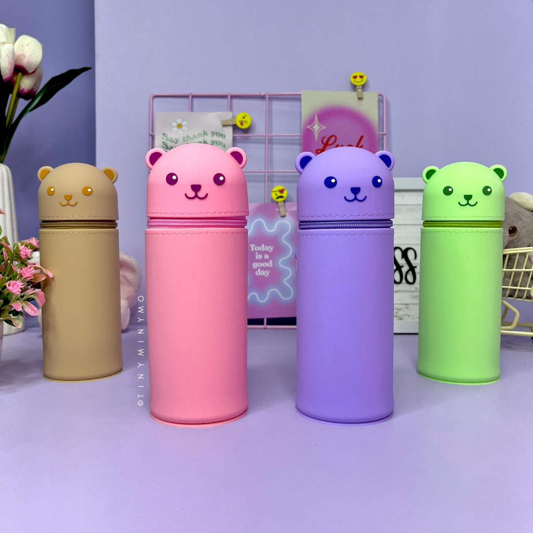 High-Quality Bear Shaped Pencil Case - Tinyminymo