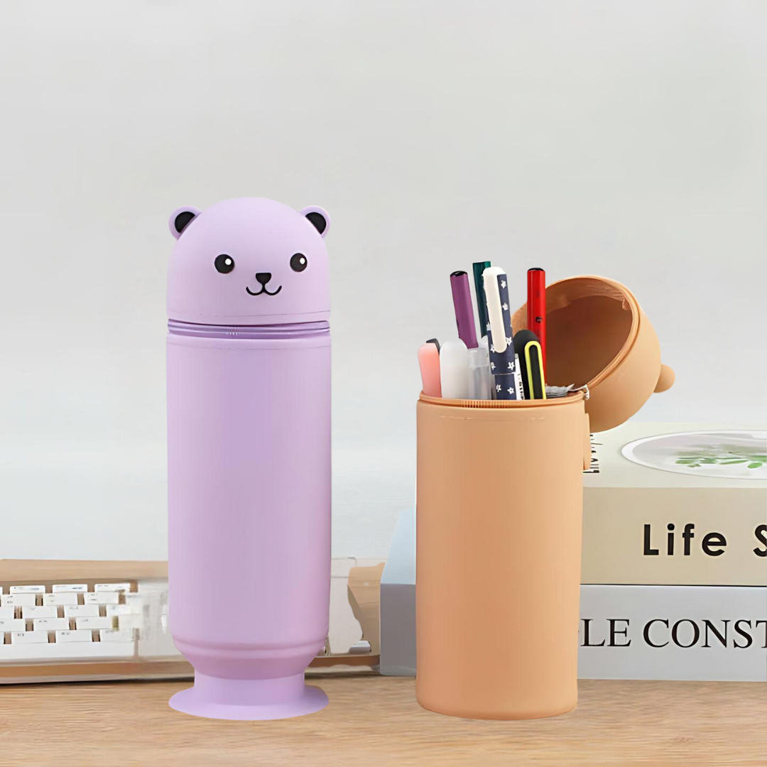 High-Quality Bear Shaped Pencil Case - Tinyminymo