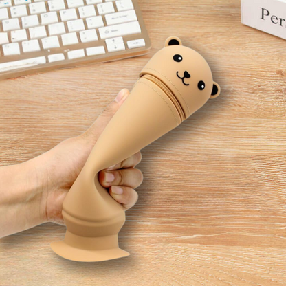 High-Quality Bear Shaped Pencil Case - Tinyminymo