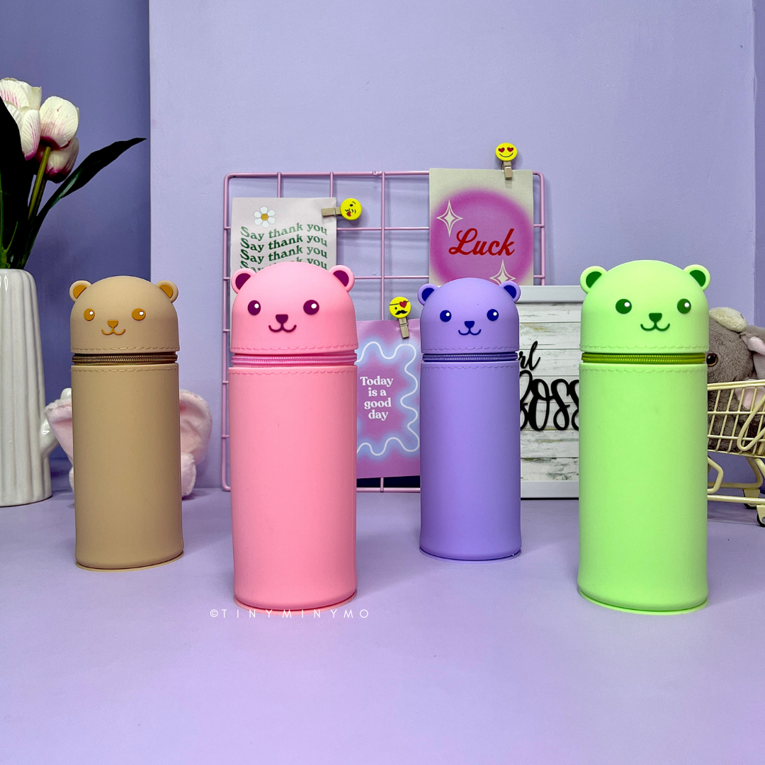 High-Quality Bear Shaped Pencil Case - Tinyminymo