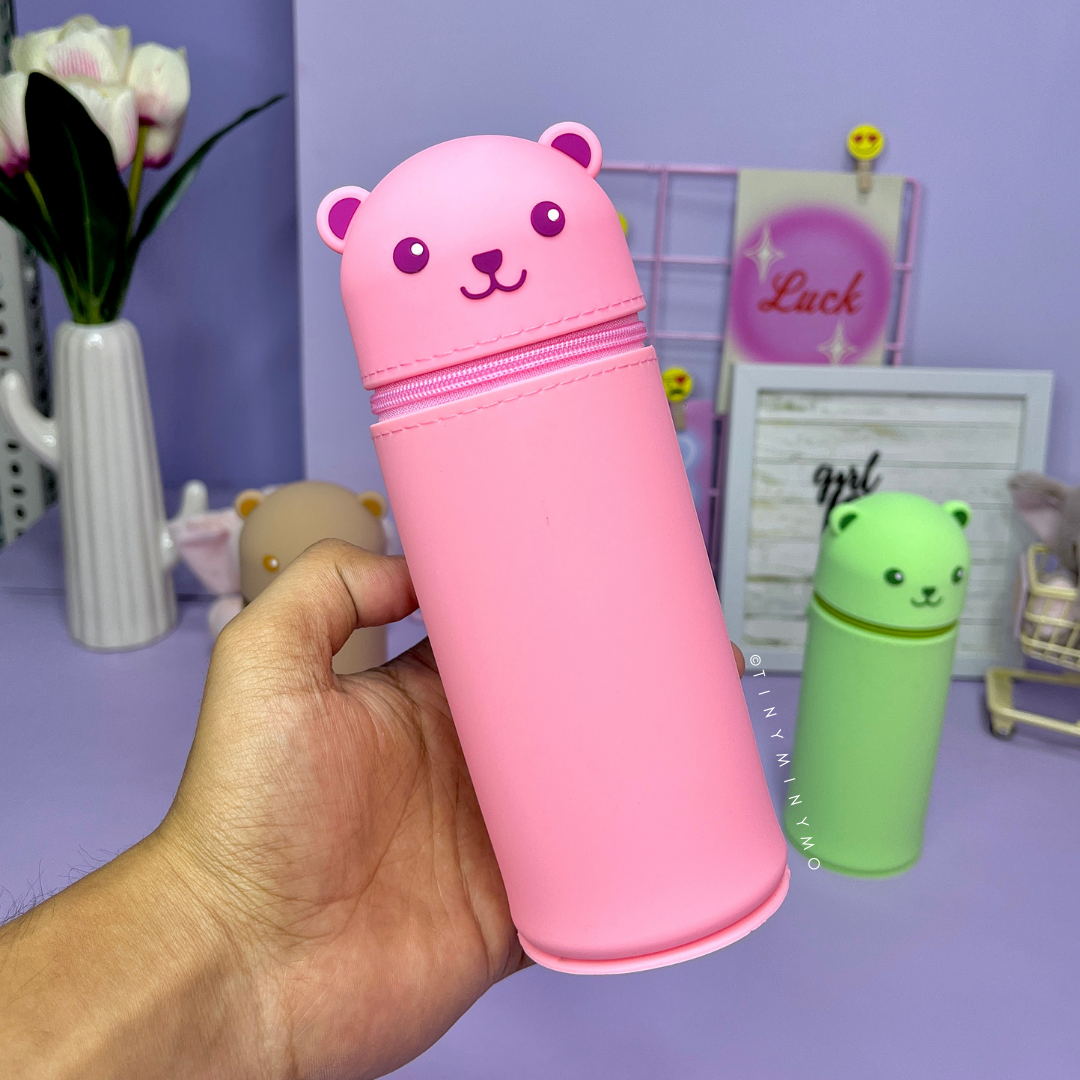 High-Quality Bear Shaped Pencil Case - Tinyminymo