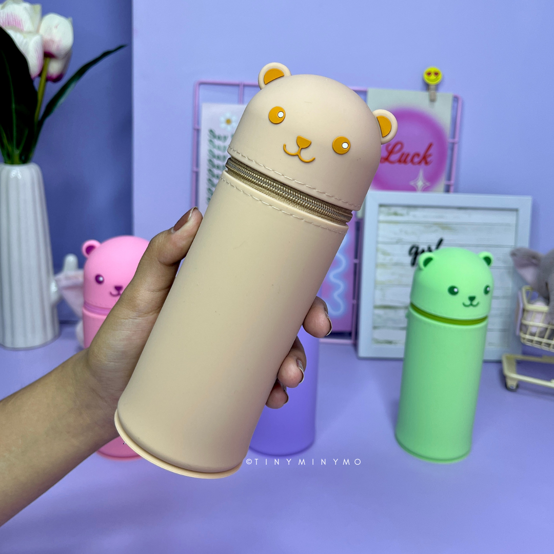 High-Quality Bear Shaped Pencil Case - Tinyminymo