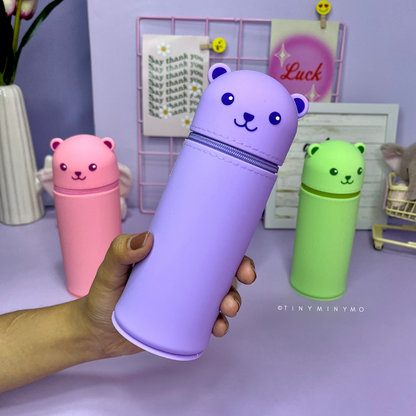 High-Quality Bear Shaped Pencil Case - Tinyminymo
