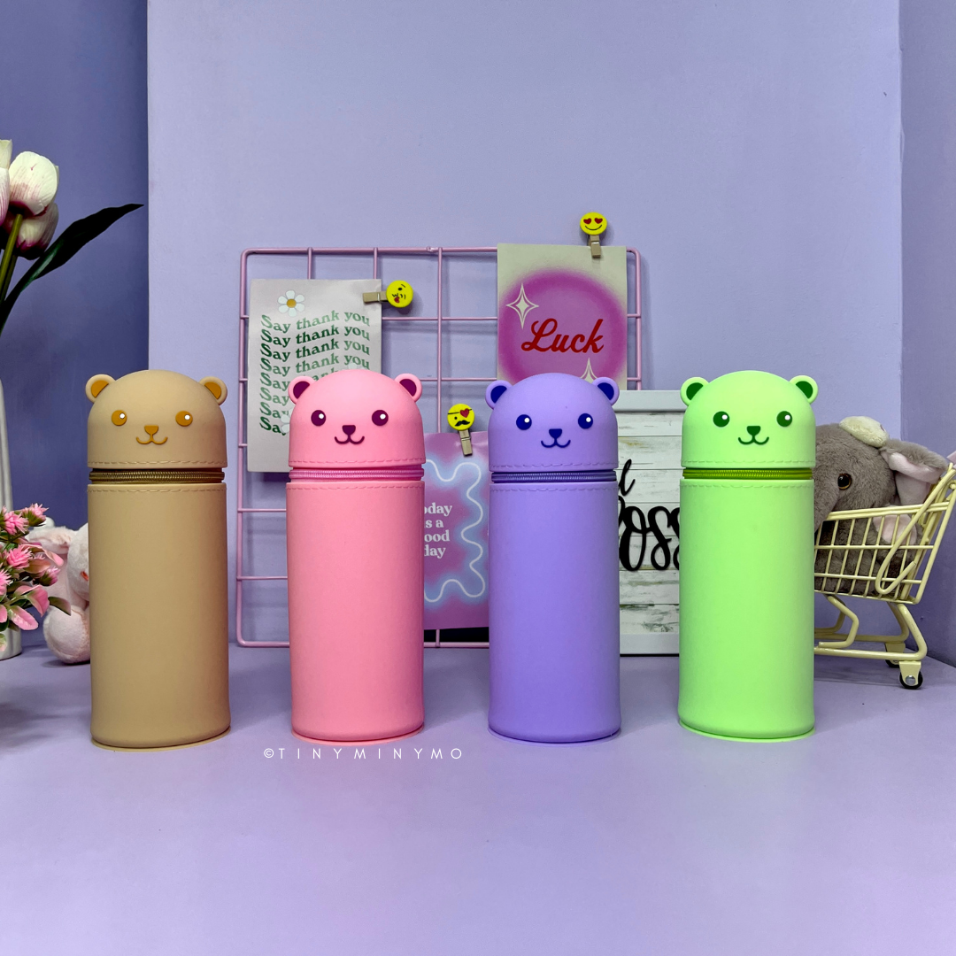 High-Quality Bear Shaped Pencil Case - Tinyminymo