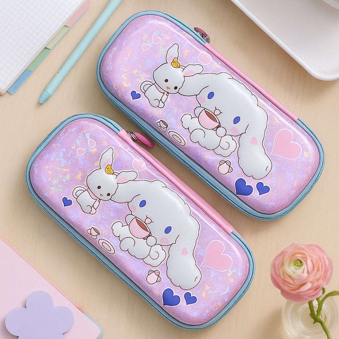 Two Holographic Cinnamoroll Smiggle Pouch - Tinyminymo