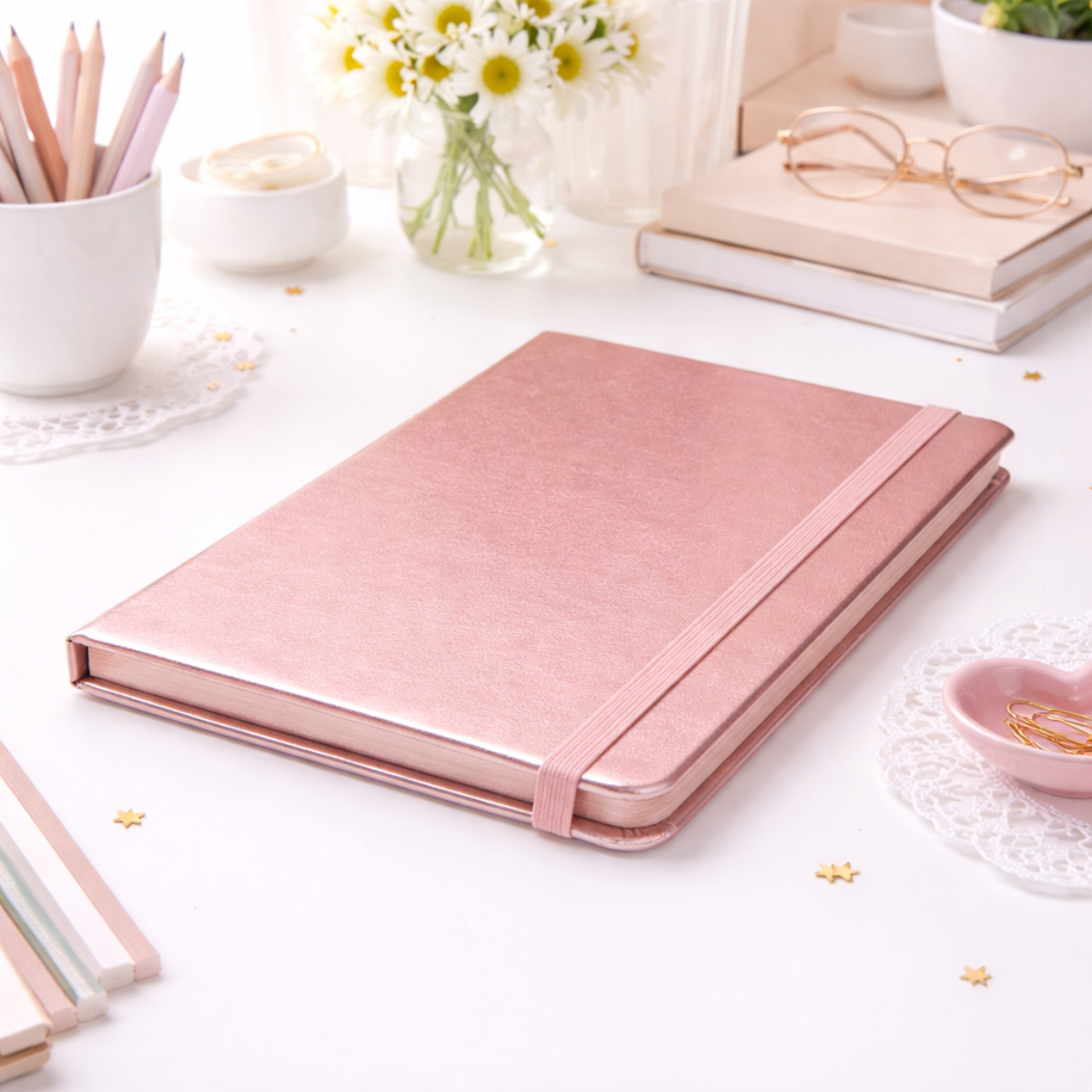 Rose Gold Color Notebook - Tinyminymo