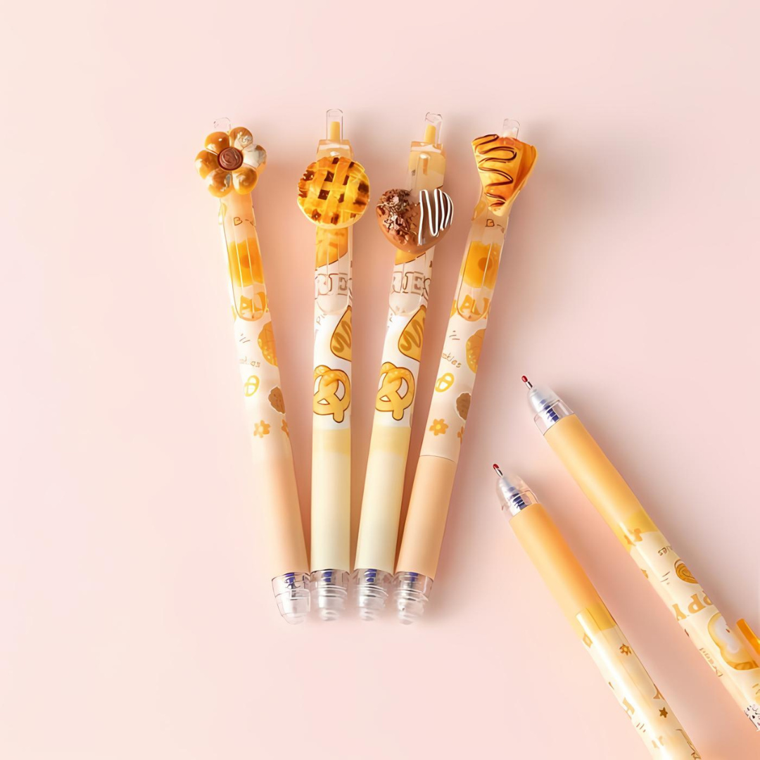 Four Designs of Homemade Cookie Gel Pen - Tinyminymo
