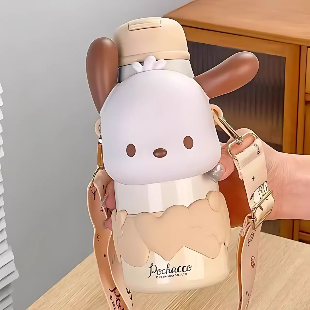 Hot and Cold Pochacco Water Bottle - Tinyminymo