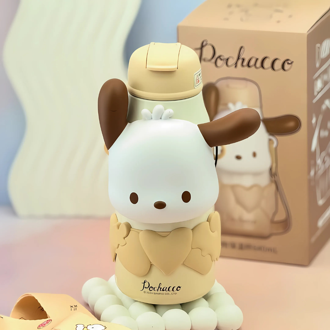 Hot and Cold Pochacco Water Bottle - Tinyminymo