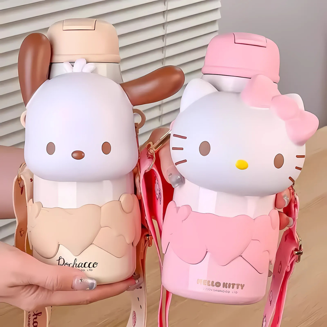 Hot and Cold Pochacco Water Bottle - Tinyminymo