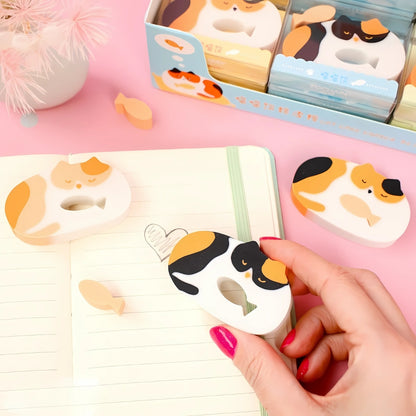 Hungry Kitty Kawaii Eraser - Tinyminymo