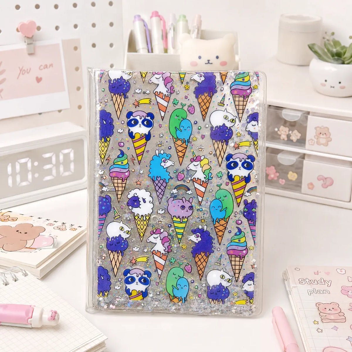 Ice-cream themed Watercover Notebook - Tinyminymo