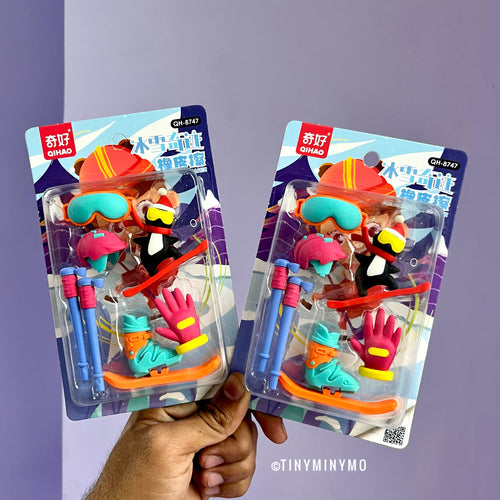 Ice and Snow Eraser Set - Tinyminymo