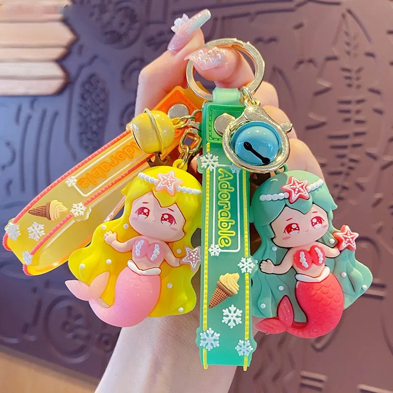 Beautiful Mermaid 3D Keychain - Tinyminymo