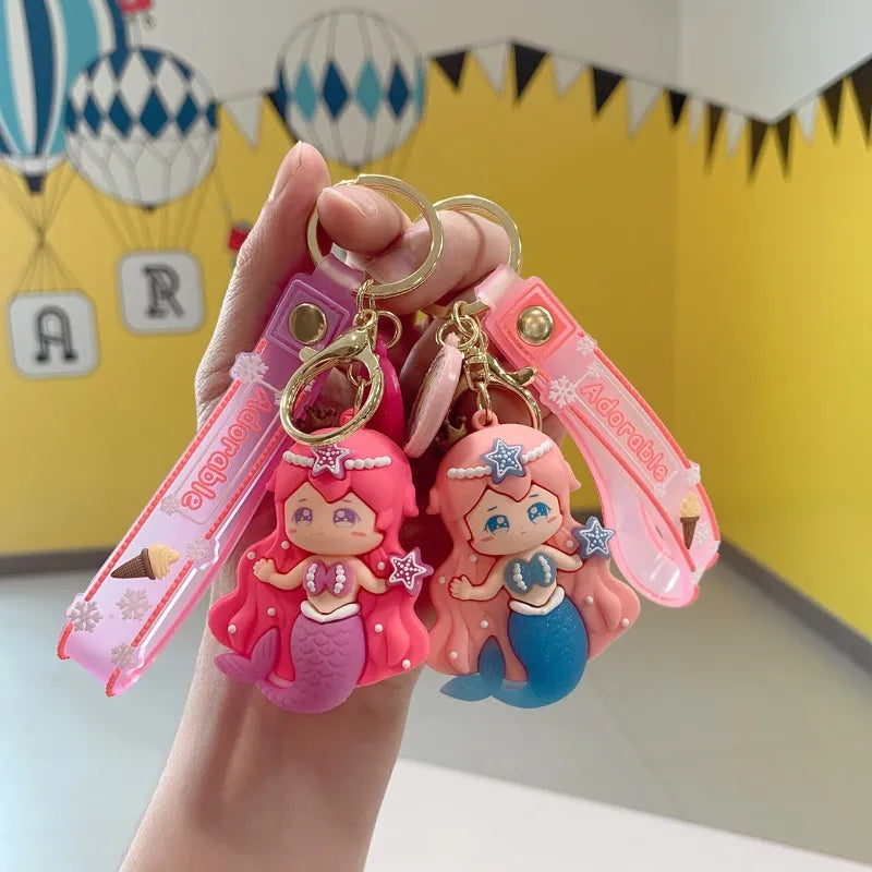 Beautiful Mermaid 3D Keychain - Tinyminymo