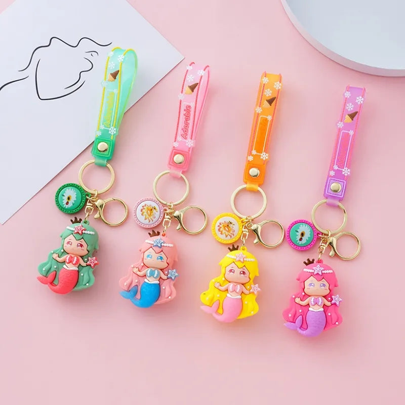 Beautiful Mermaid 3D Keychain - Tinyminymo