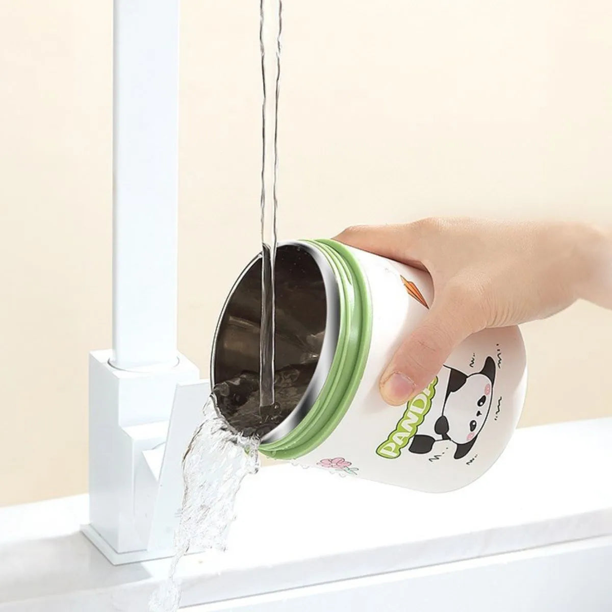 Washing Insulated Food Jar - Tinyminymo