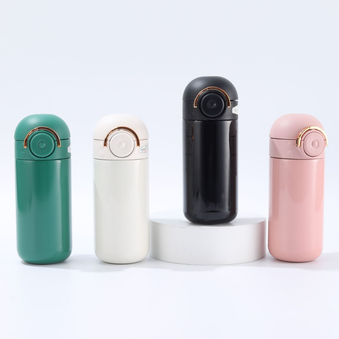 Set of Insulated Metallic Travel Bottle to Keep Your Beverages Hot or Cold - Tinyminymo