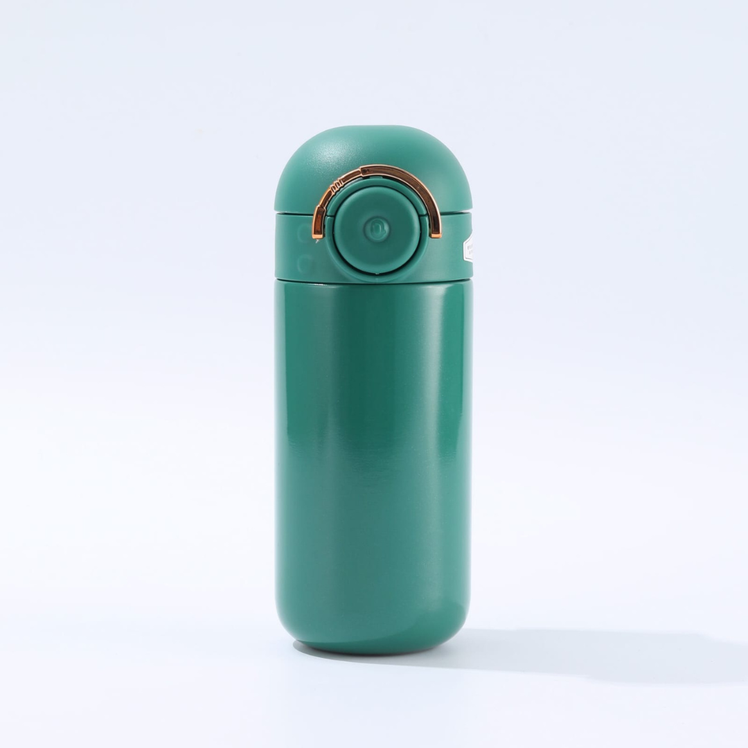Green Insulated Metallic Travel Bottle - Tinyminymo