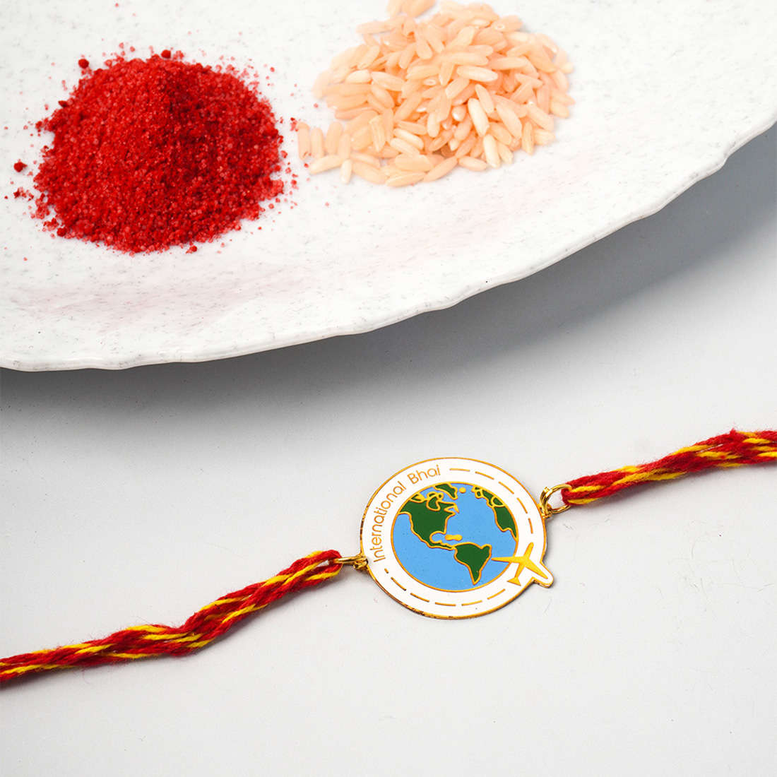 International Bro Metal Rakhi - Tinyminymo