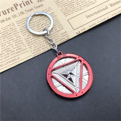 Iron Man Arc Reactor Glow Keychain - Tinyminymo