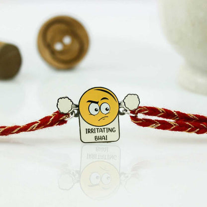 Irritating Bhai Metal Rakhi - Tinyminymo