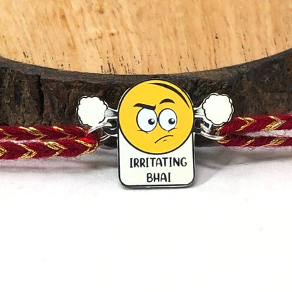 Irritating Bhai Metal Rakhi - Tinyminymo