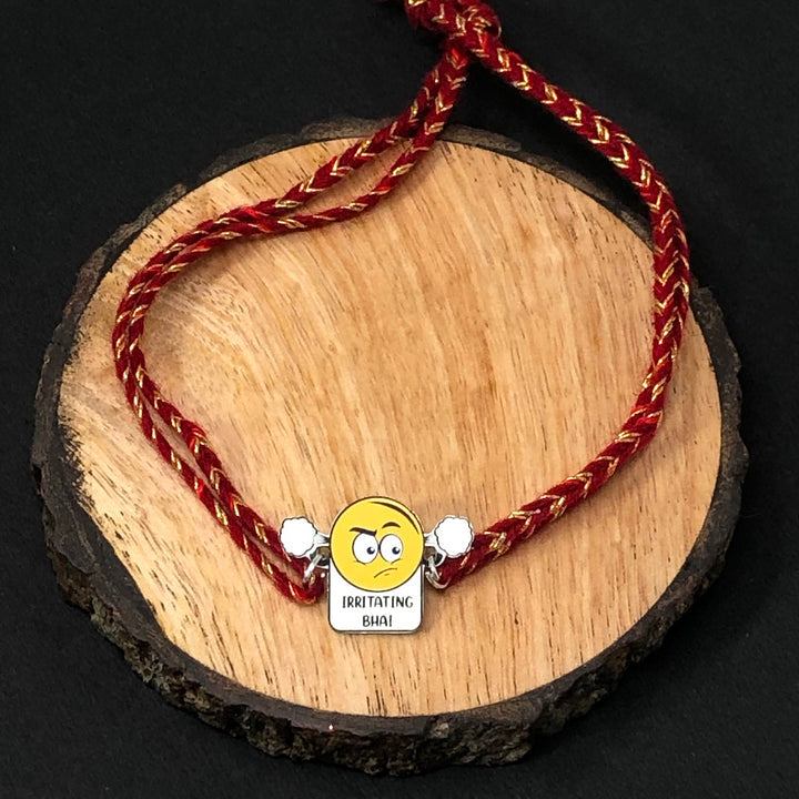 Irritating Bhai Metal Rakhi - Tinyminymo