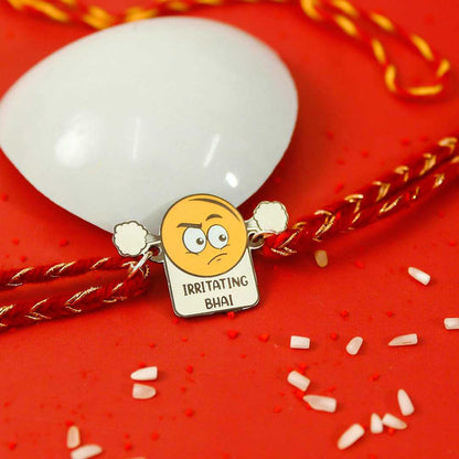 Irritating Bhai Metal Rakhi - Tinyminymo