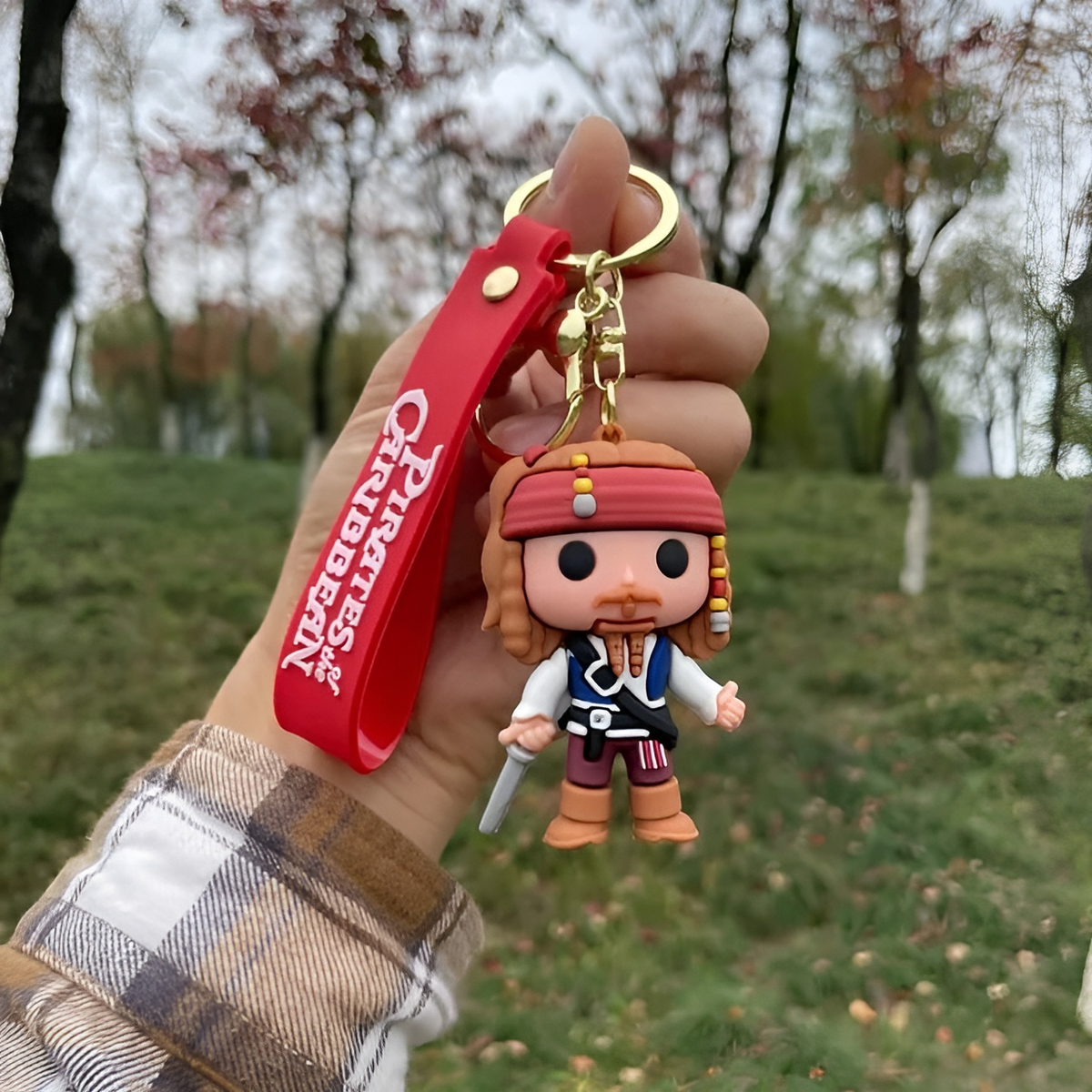 Jack Sparrow 3D Keychain - Tinyminymo