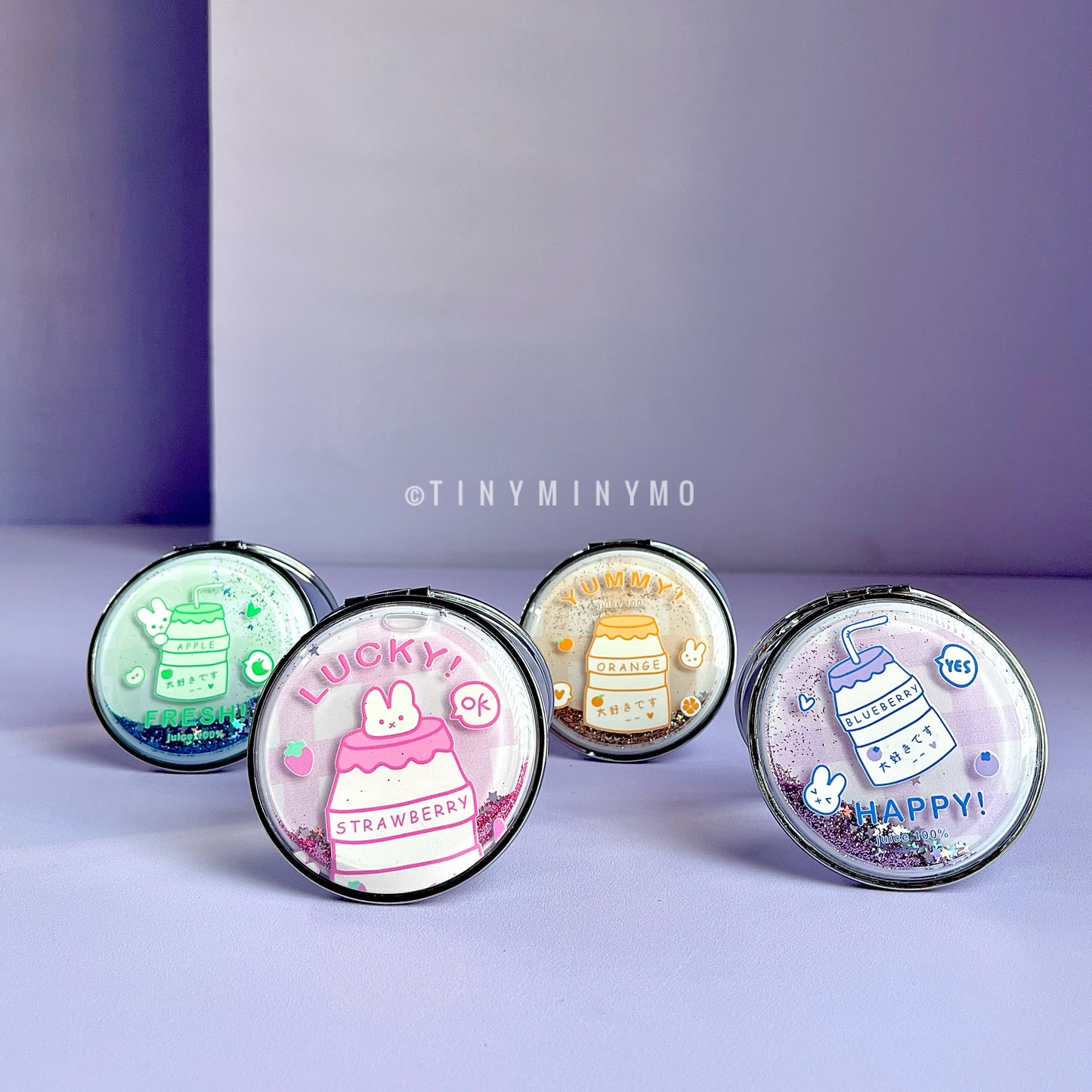 Juice Glitter Pocket Mirror - Tinyminymo