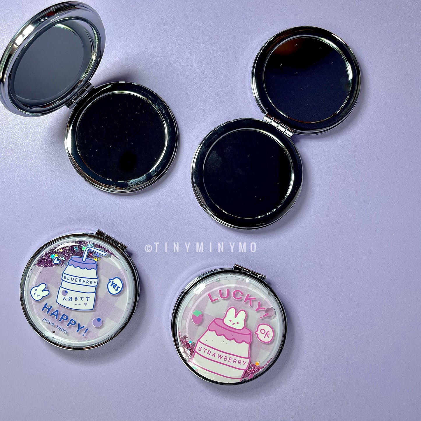 Juice Glitter Pocket Mirror - Tinyminymo