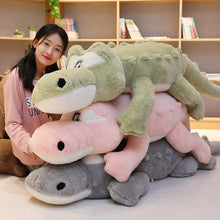 Load image into Gallery viewer, Jumbo Crocodile Soft Toy - Tinyminymo

