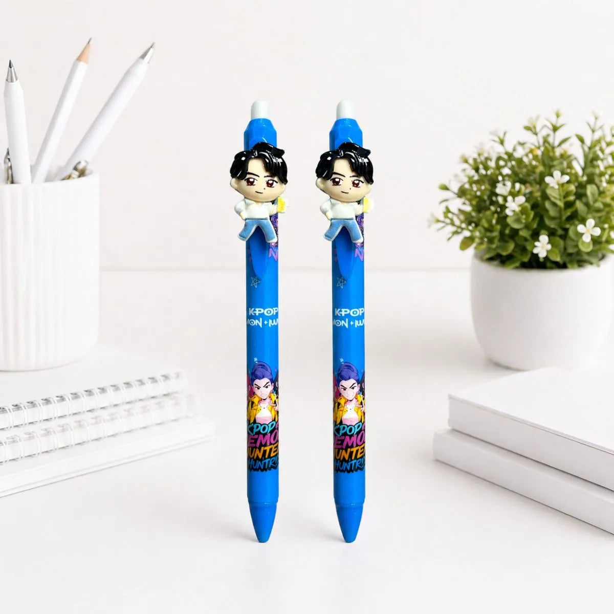 Two Zinu Character K-Pop Pens -Tinyminymo