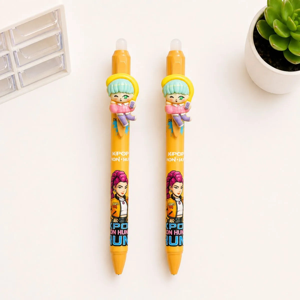 Two Baby Saja Character in K-Pop Pens - Tinyminymo