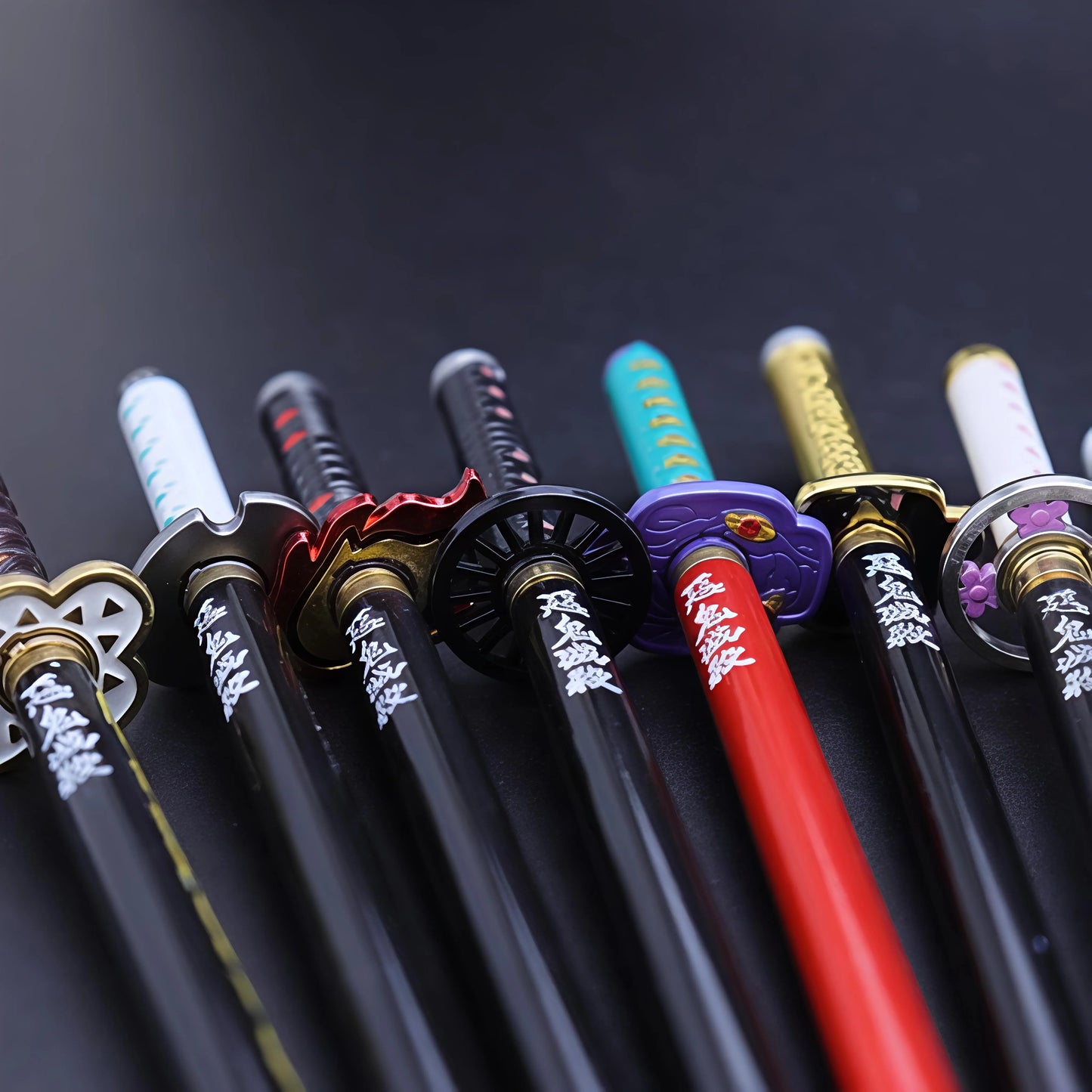 Collection of Katana Pens with Various Designs - Tinyminymo