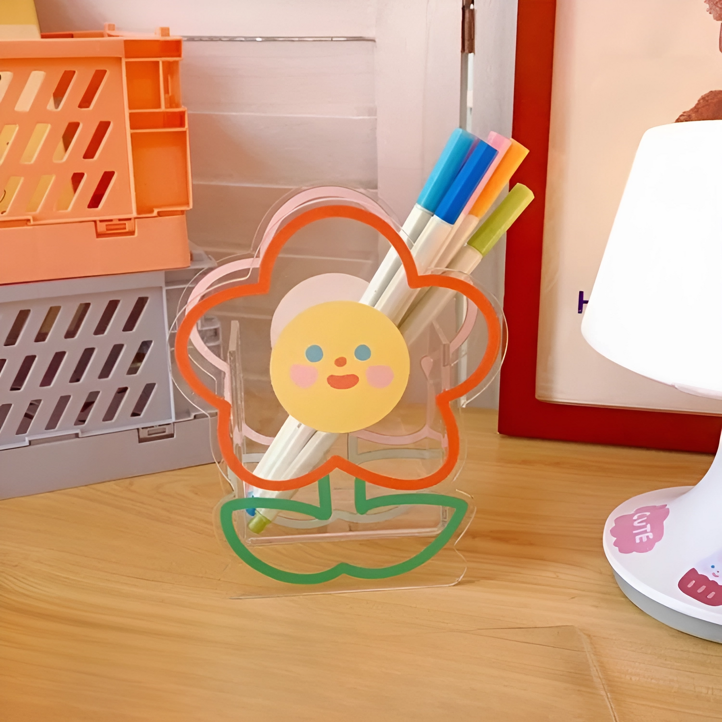 Kawaii Acrylic Pen Stand - Tinyminymo
