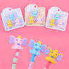 Kawaii Animal Pencil Caps - Set Of 3