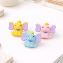 Load image into Gallery viewer, Three Colorful Elephant Pencil Caps in Set of 3 - Tinyminymo
