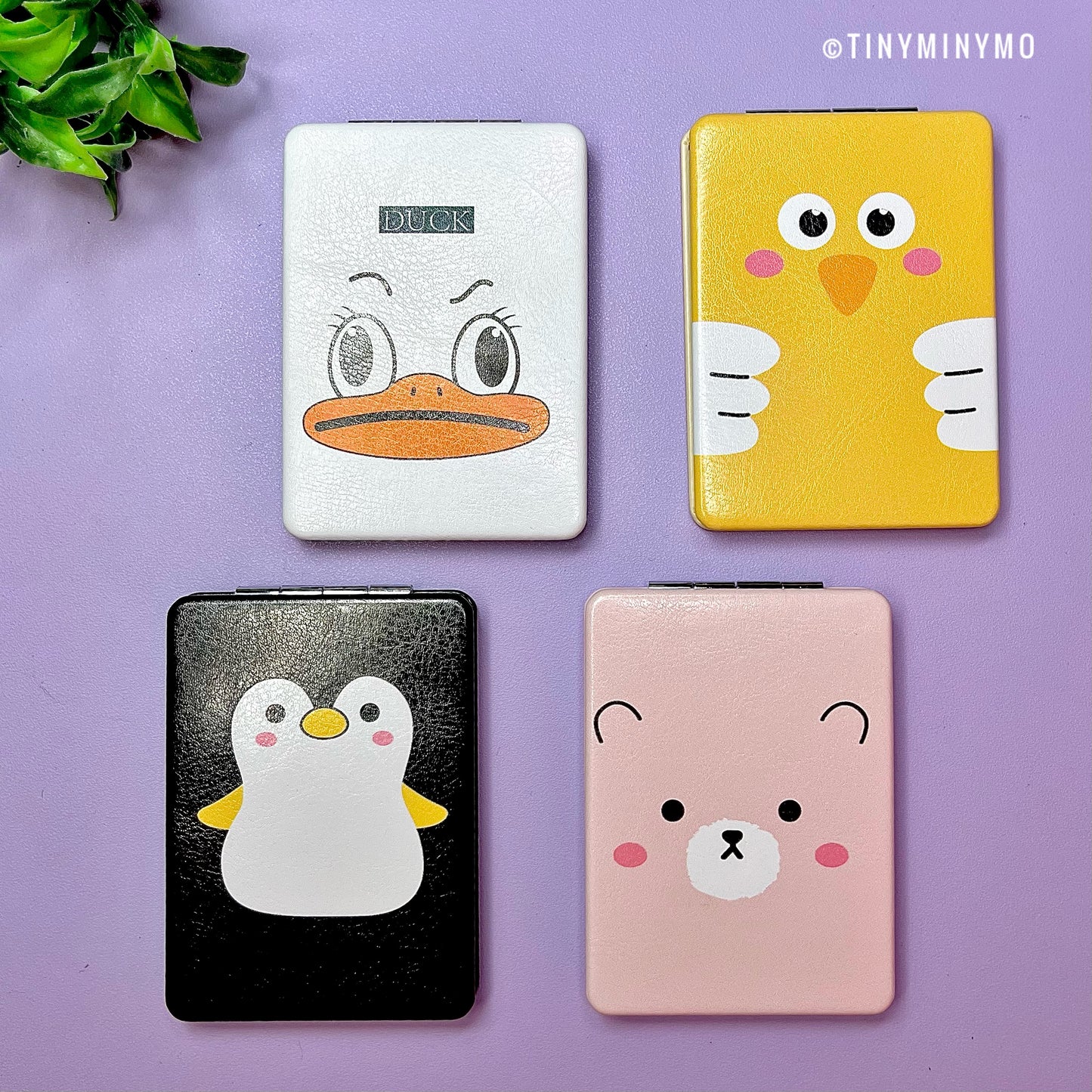 Kawaii Animal Pocket Mirror - Tinyminymo