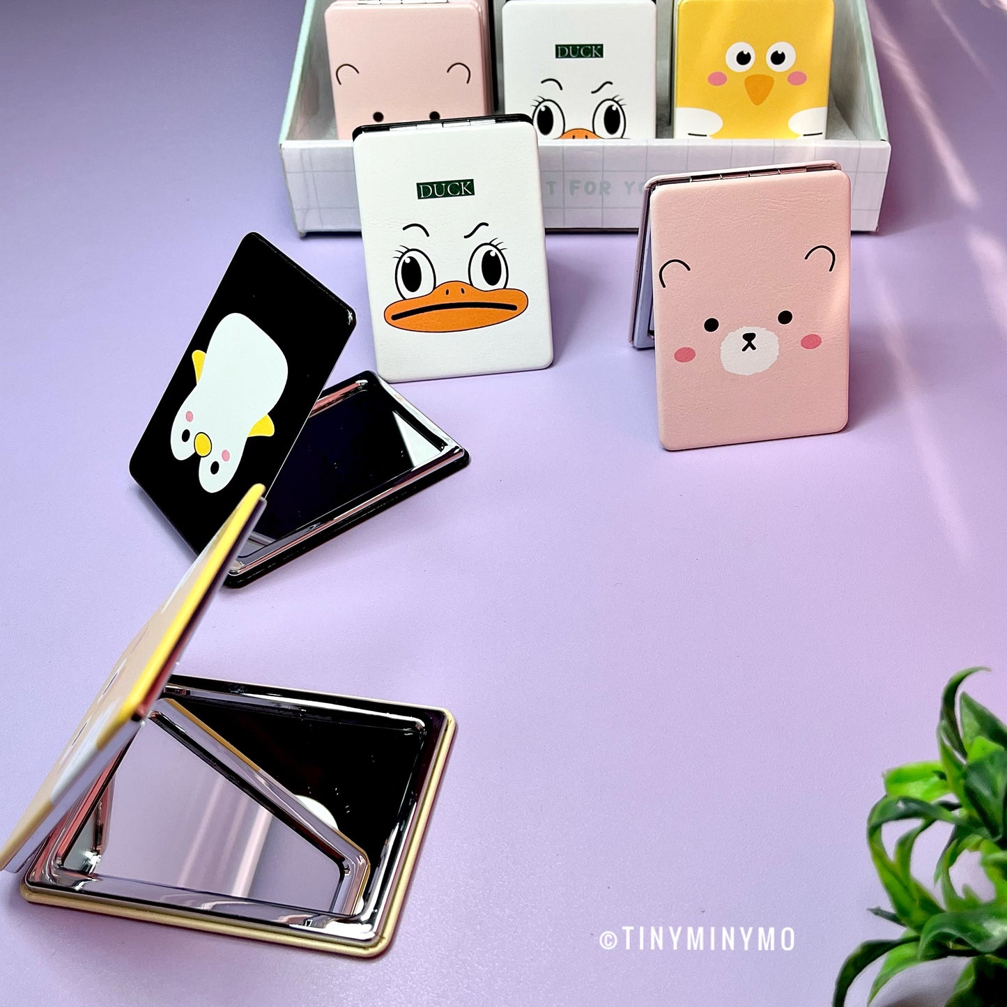 Kawaii Animal Pocket Mirror - Tinyminymo