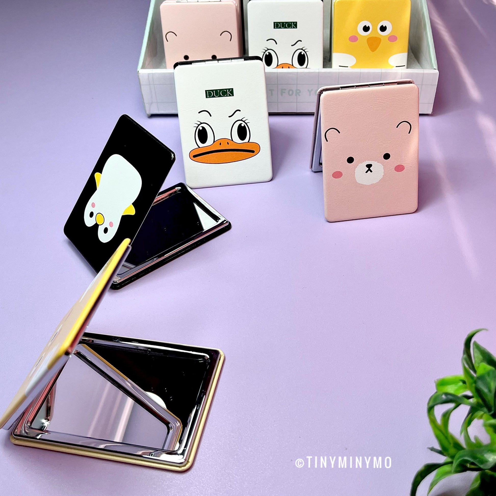 Kawaii Animal Pocket Mirror - Tinyminymo