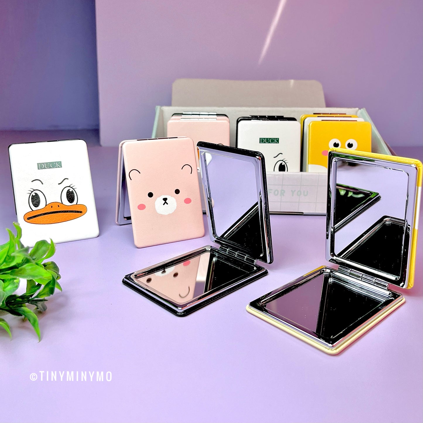 Kawaii Animal Pocket Mirror - Tinyminymo