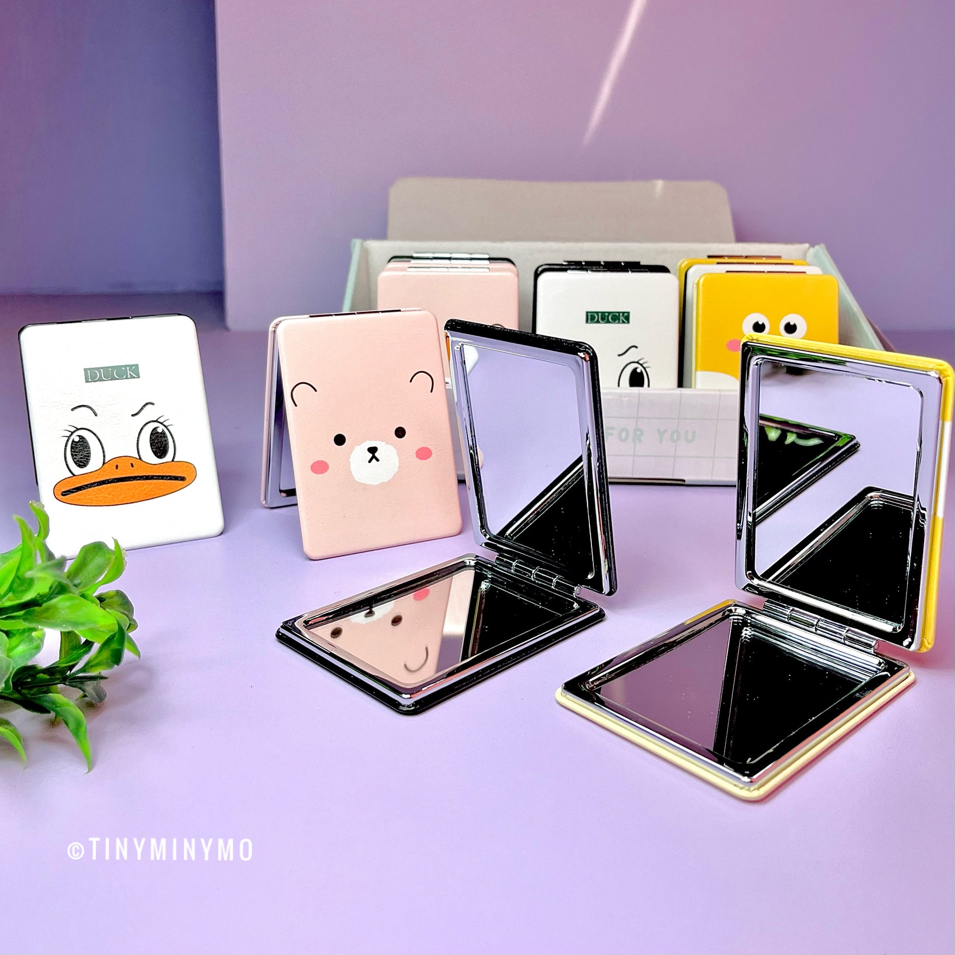 Kawaii Animal Pocket Mirror - Tinyminymo