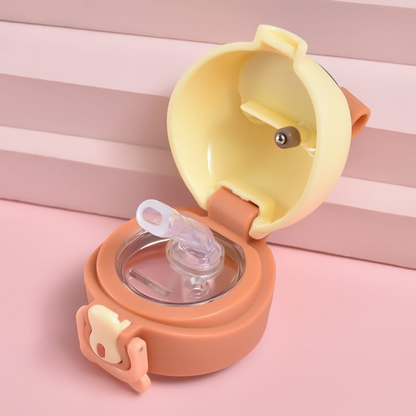 Kawaii Animal Temperature Display Sipper Bottle - Tinyminymo