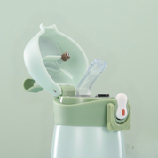 Kawaii Animal Temperature Display Sipper Bottle - Tinyminymo