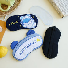 Load image into Gallery viewer, Kawaii Astronaut Eye Mask with Gel Pad - Tinyminymo
