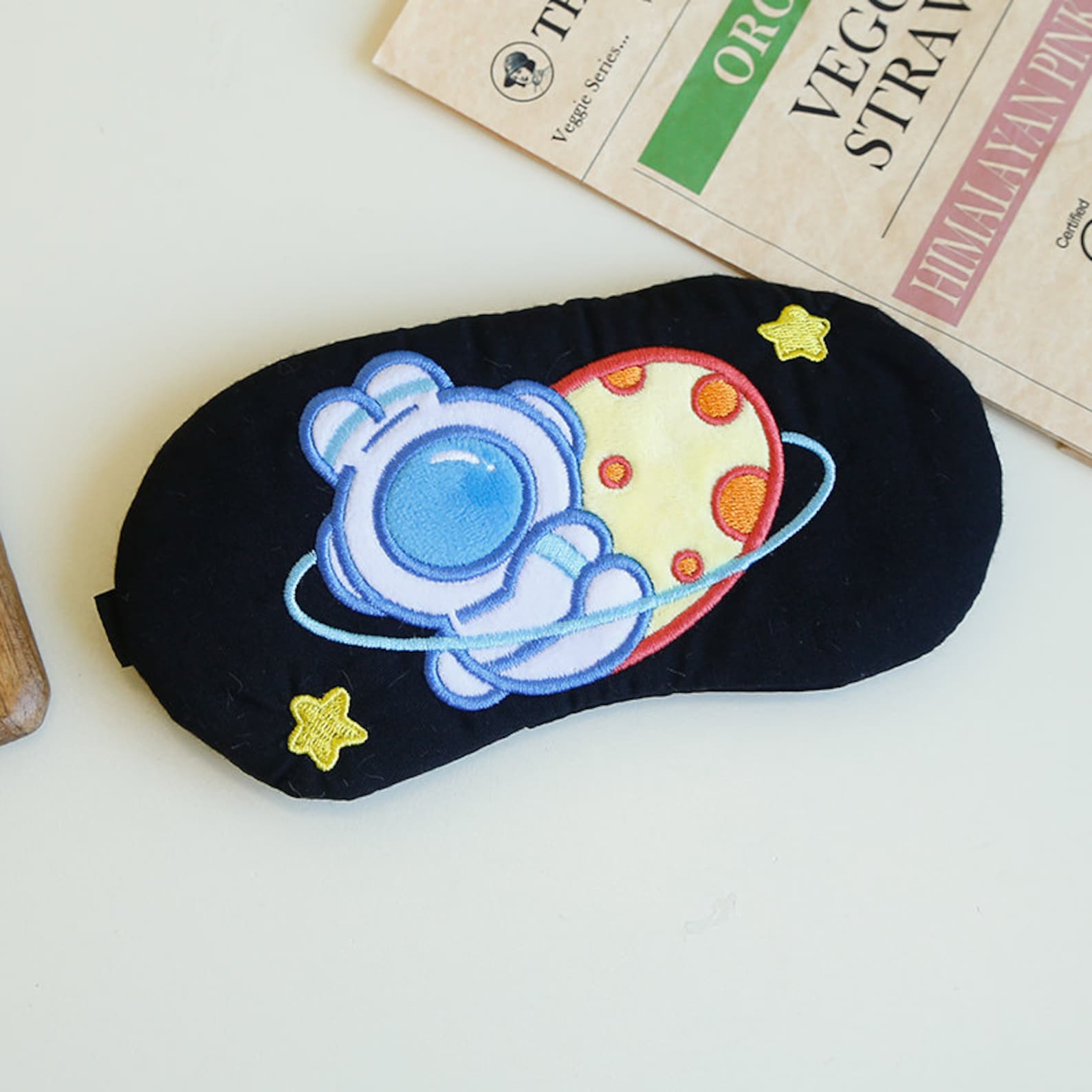 Kawaii Astronaut Eye Mask with Gel Pad - Tinyminymo