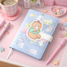 Load image into Gallery viewer, Blue Bear Notebook - Tinyminymo
